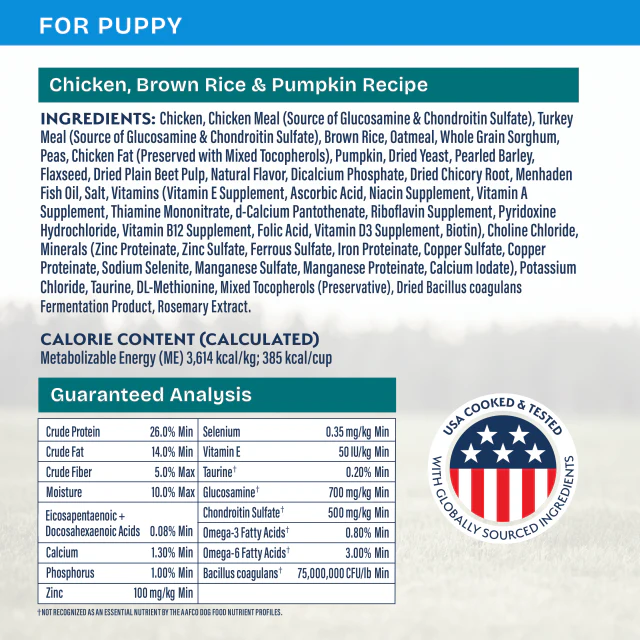 Natural Balance Chicken, Brown Rice & Pumpkin Recipe for Puppies - Budpants