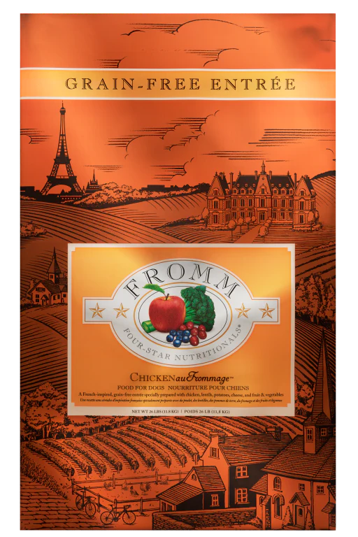 Fromm Chicken Au Frommage recipe dog food - Budpants