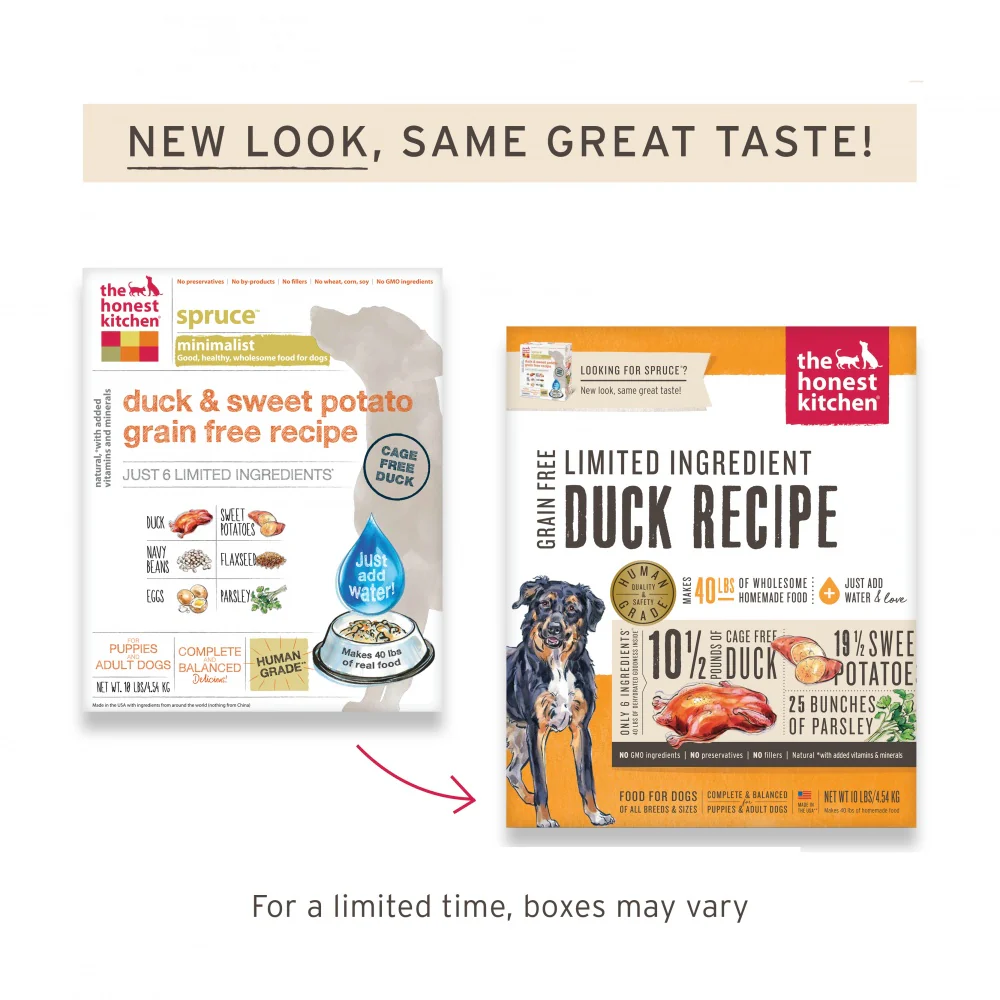 The Honest Kitchen Limited Ingredient Duck Recipe Dehydrated Dog Food - Budpants