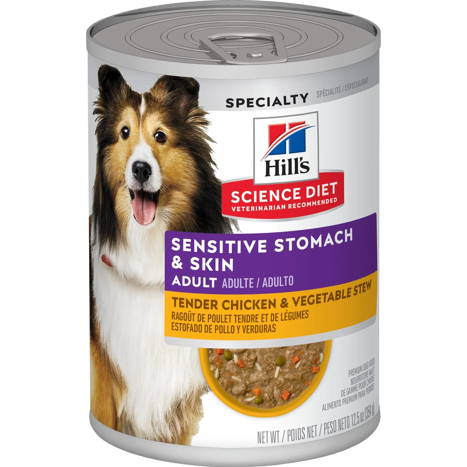 Science Diet Adult Sensitive Stomach & Skin Tender Chicken & Vegetable Stew Wet Dog food - Budpants