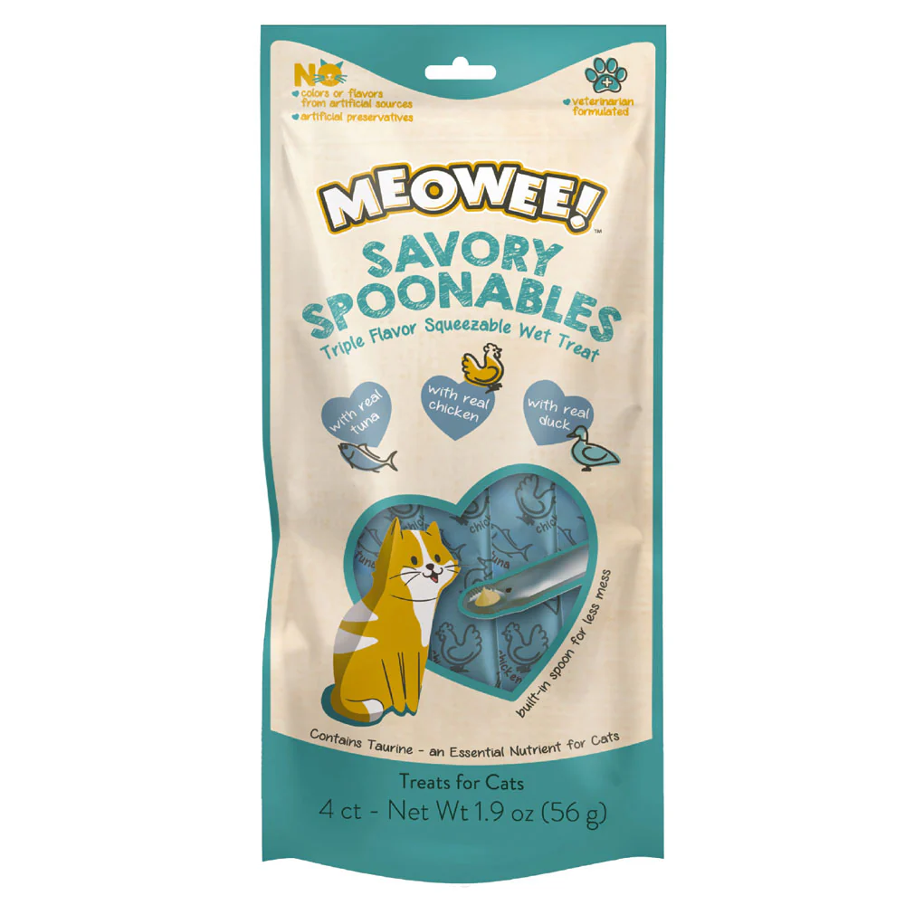 Meowee Savory Spoonables Tuna, Chicken & Duck - Budpants