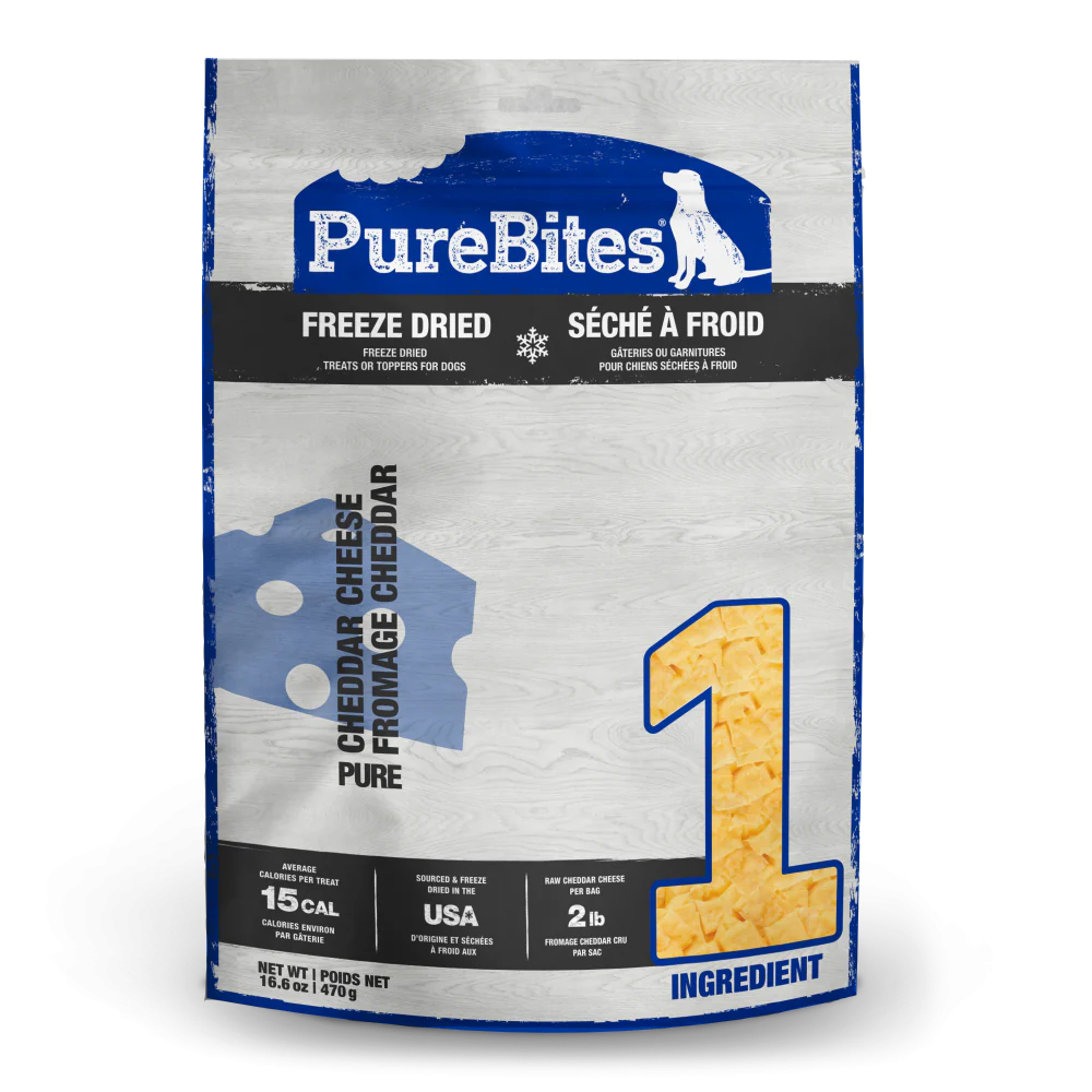 PureBites Freeze Dried Cheddar Cheese Dog Treats - Budpants