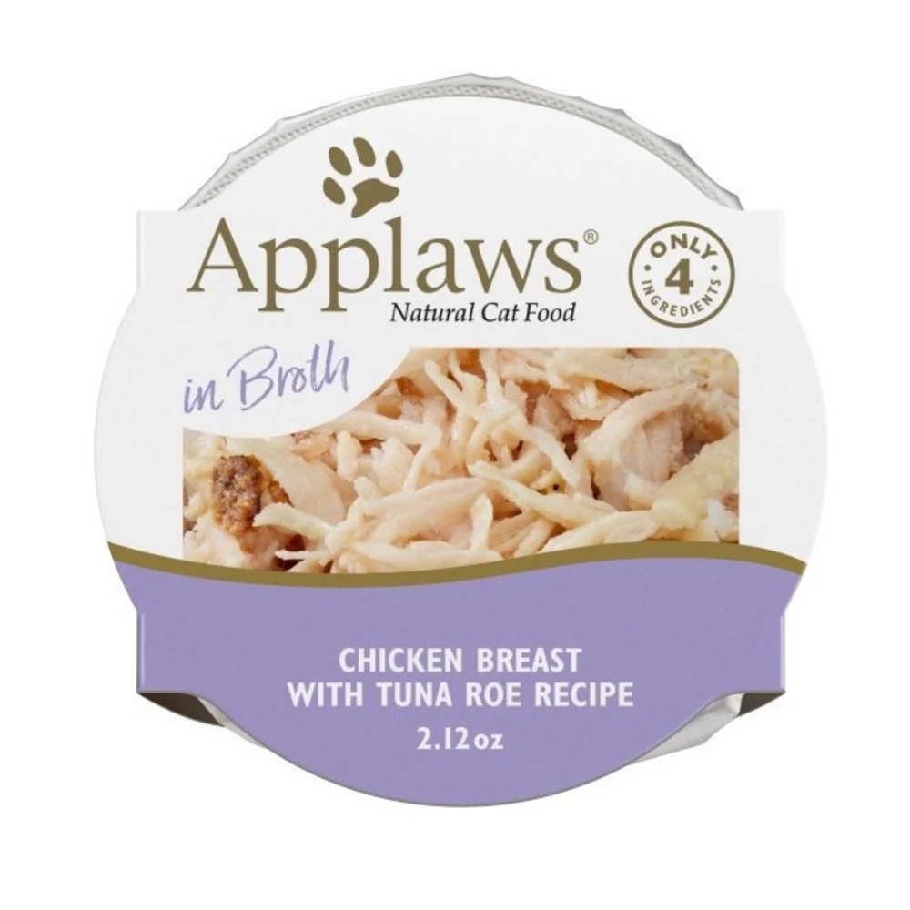 Applaws Natural Wet Chicken Breast with Tuna Roe in Broth - Budpants