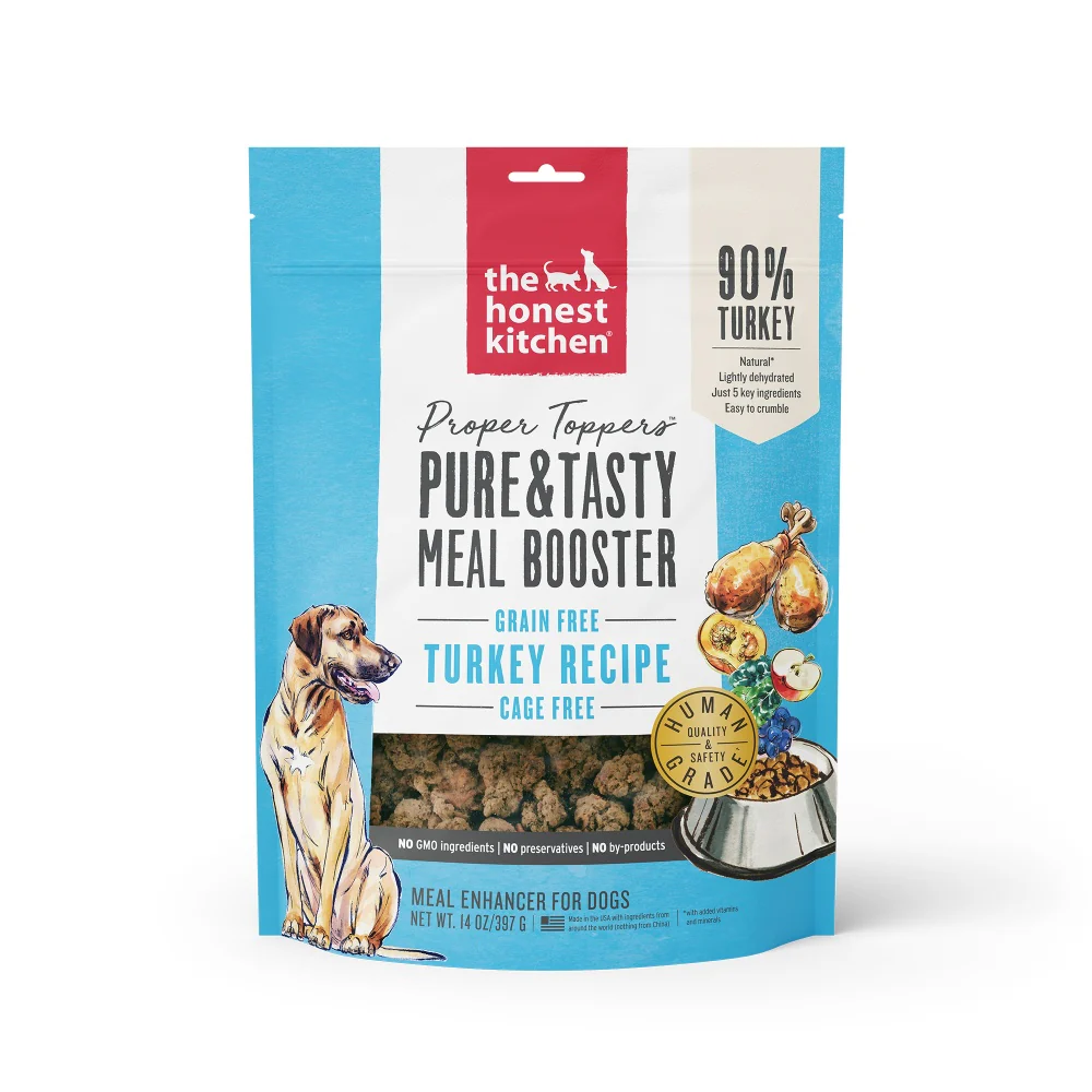 The Honest Kitchen Proper Toppers Grain Free Turkey Recipe for Dogs - Budpants
