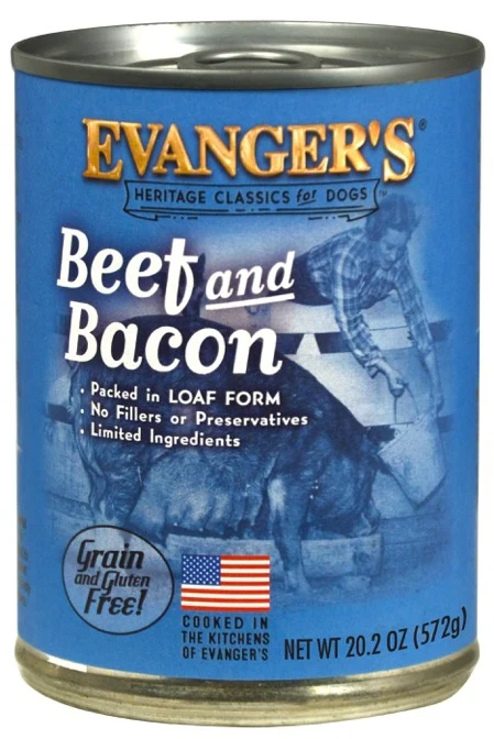 Evangers Classic Beef with Bacon Canned Dog Food - Budpants