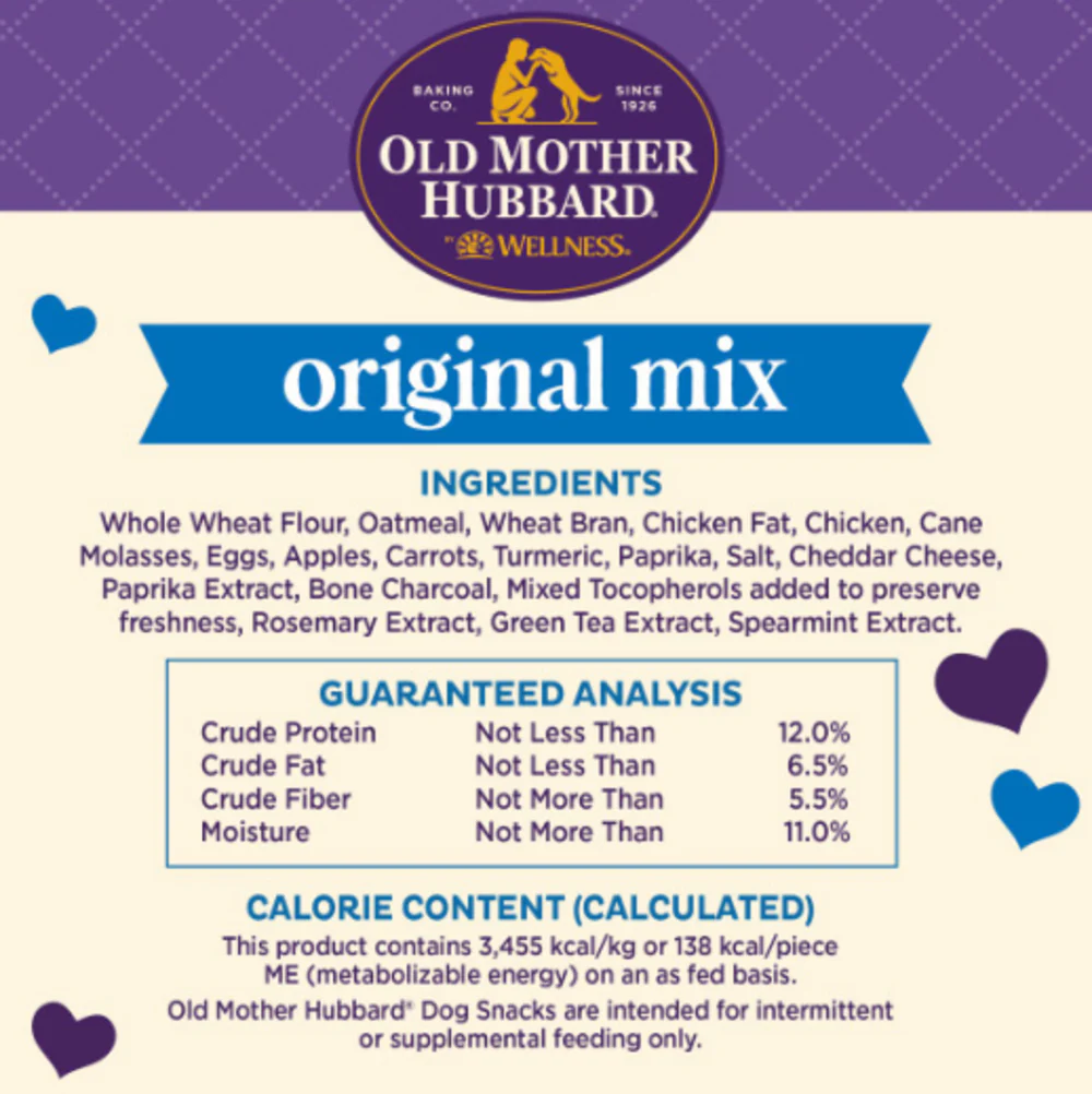 Old Mother Hubbard Crunchy Classic Natural Original Dog Biscuits - Budpants