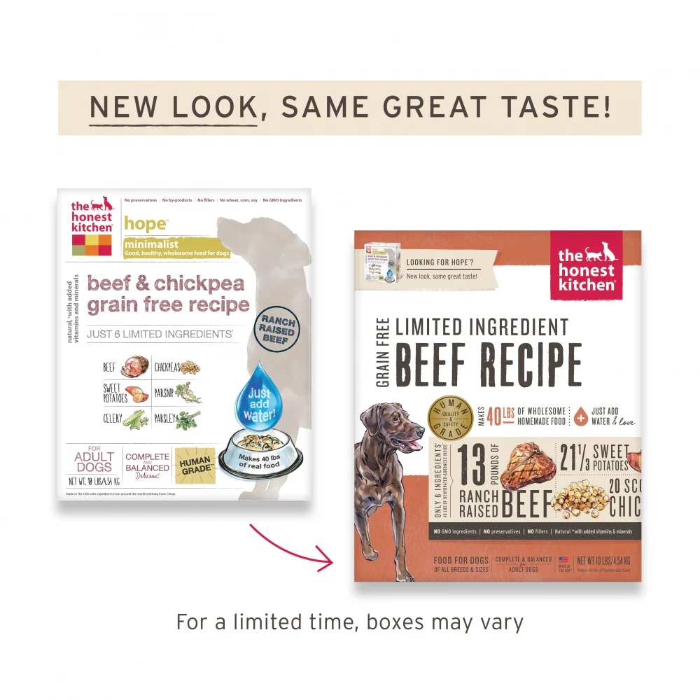 The Honest Kitchen Grain Free Beef Recipe Dehydrated Dog Food - Budpants