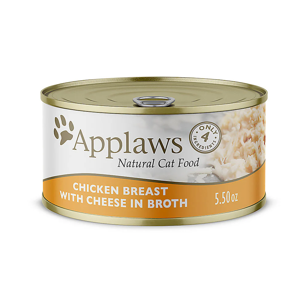 Applaws Natural Wet Cat Food Chicken Breast with Cheese in Broth - Budpants