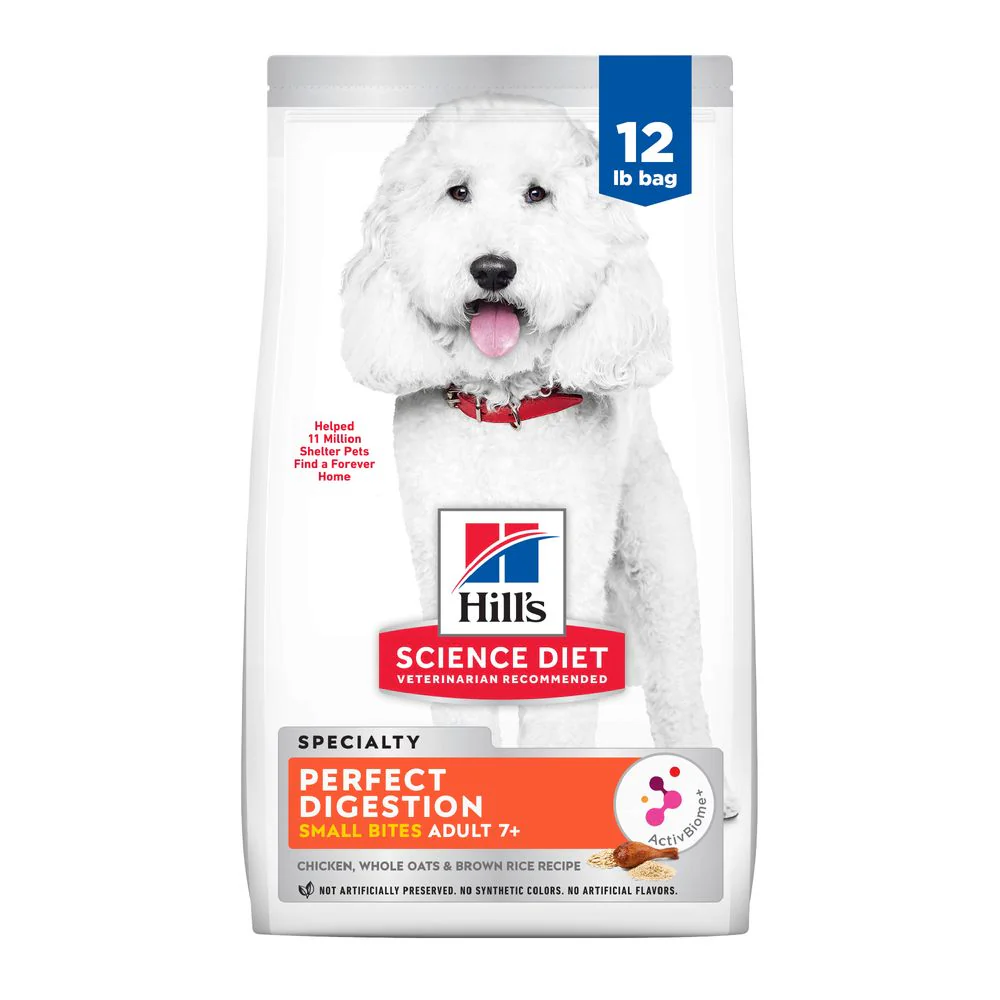 Science Diet Adult 7+ Perfect Digestion Small Bites Chicken Dry Dog Food - Budpants