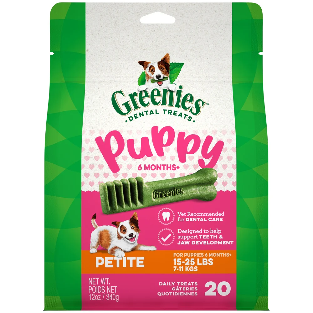Greenies 6+ Months Puppy Petite Dental Dog Treats - Budpants