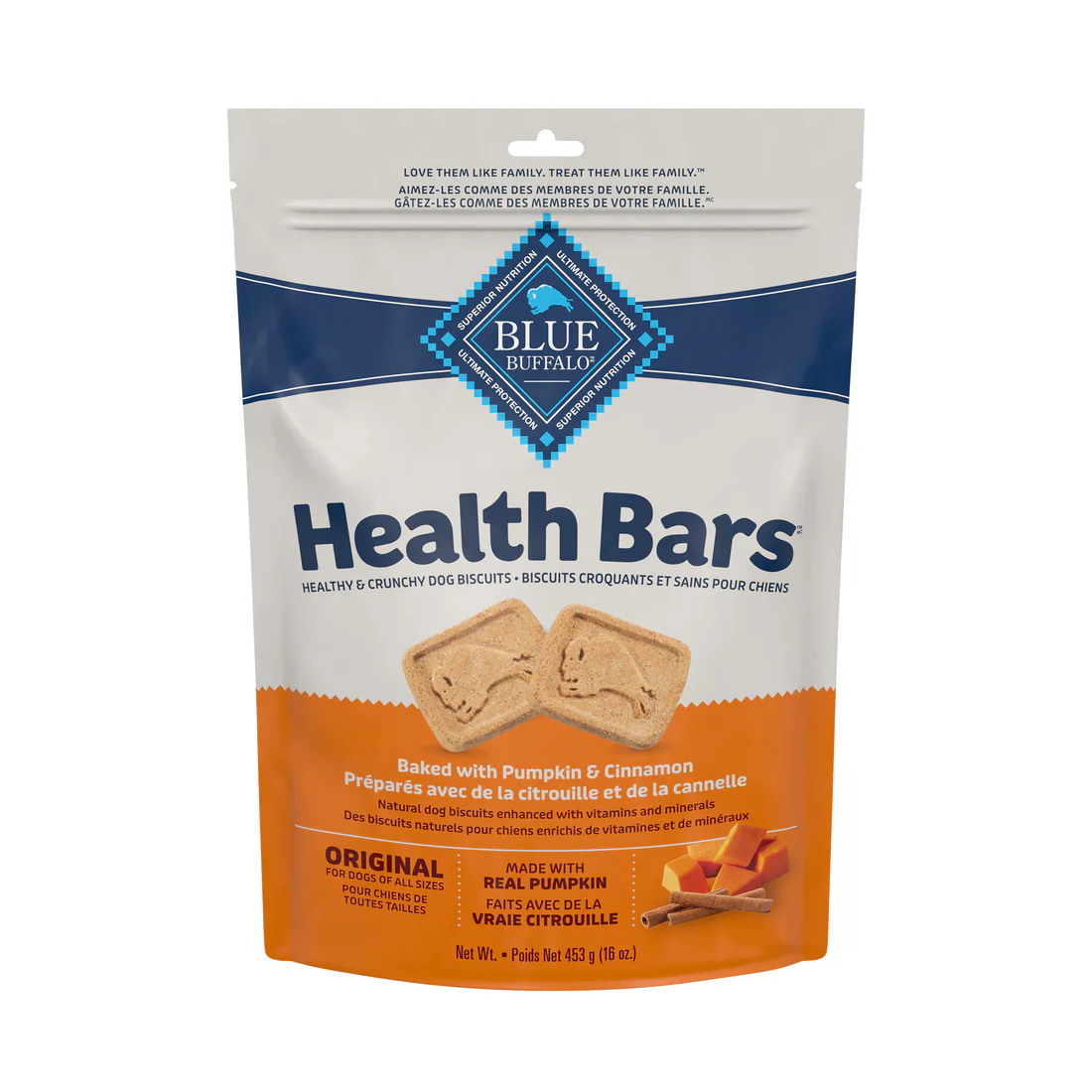 BLUE DOG HEALTH BAR PUMPKIN & CINNAMON - Budpants