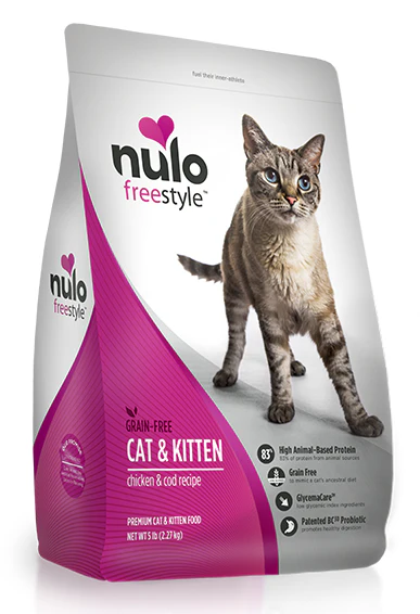 Nulo FreeStyle Cat and Kitten Grain Free Chicken and Cod Recipe Dry Cat Food - Budpants