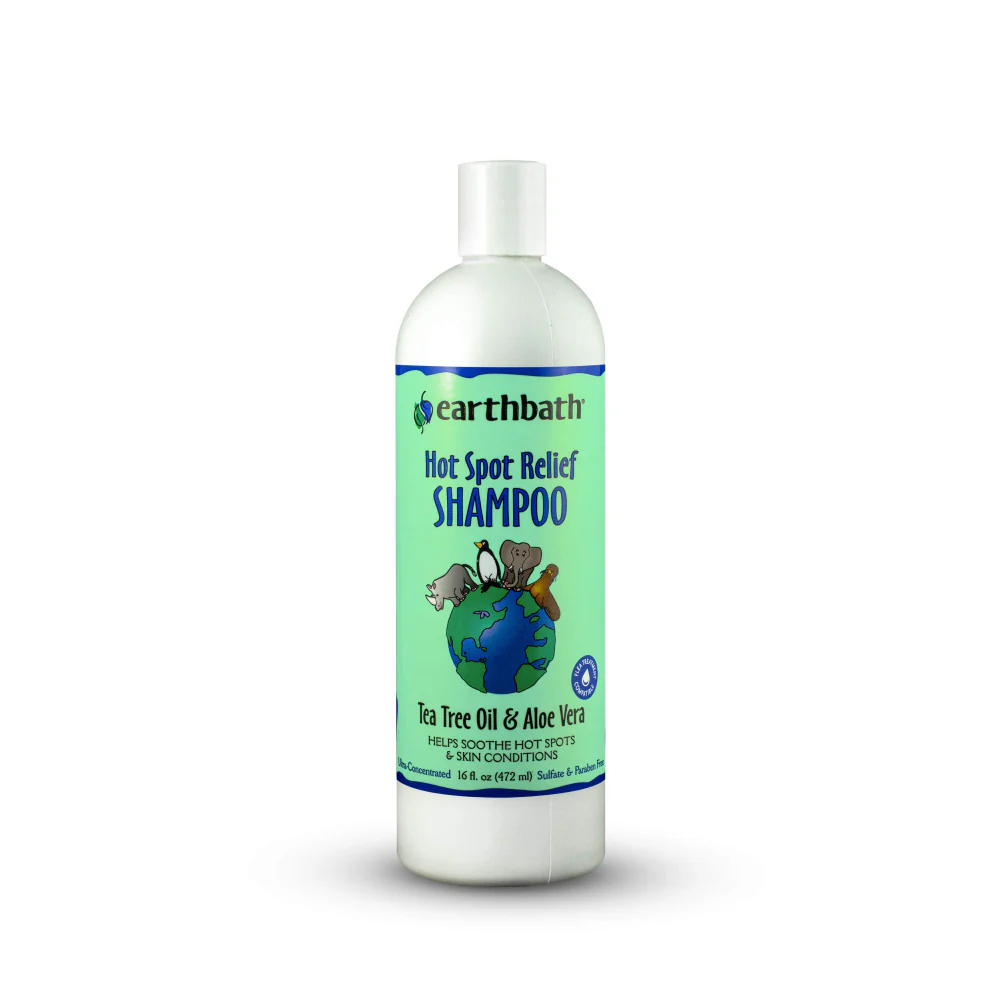 Earthbath Hot Spot relief Tea Tree and Aloe Shampoo for Dogs and Cats - Budpants