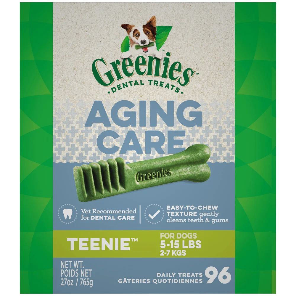 Greenies Aging Care Teenie Dental Care Dog Treats - Budpants