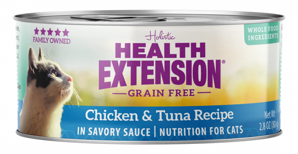 Health Extension Grain Free Chicken and Tuna Recipe Canned Cat Food - Budpants