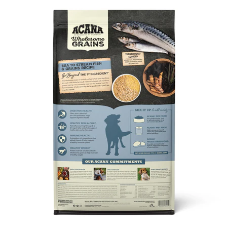 Acana Wholesome Grains, Sea to Stream Fish & Grains Recipe dog food - Budpants