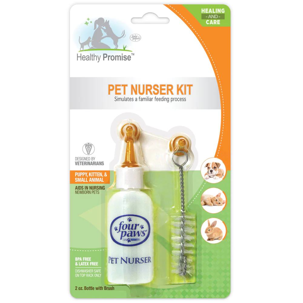 Four Paws Pet Nursing Kit-Bottle & Brush - Budpants