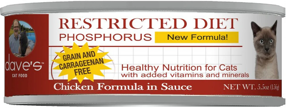 Dave's Restricted Diet Phosphorous Chicken Dinner Canned Cat Food - Budpants