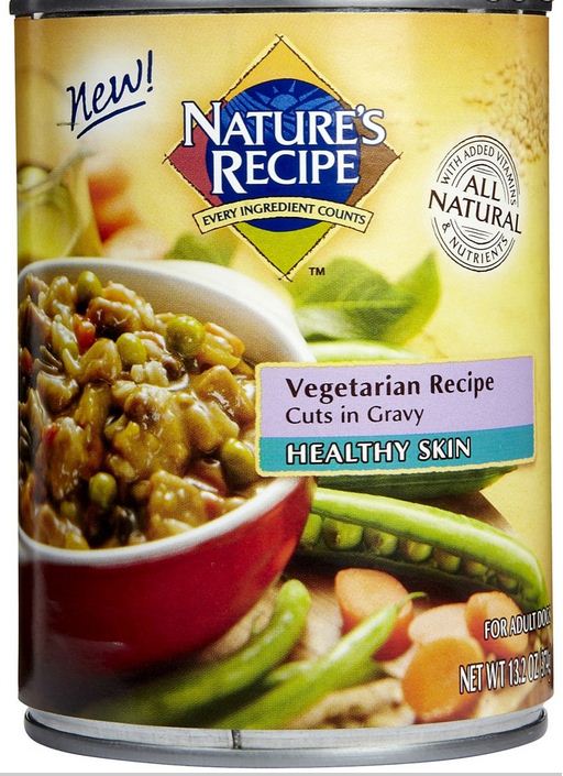 Nature's Recipe Healthy Skin Vegetarian Recipe Cuts in Gravy Canned Dog Food - Budpants