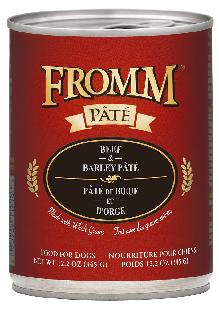 Fromm Beef & Barley Pate' for Dogs 12oz - Budpants