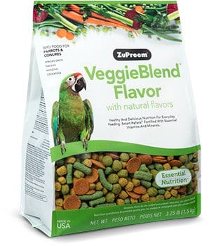 ZUPREEM Veggie Blend food for Birds 3.25lb - Budpants