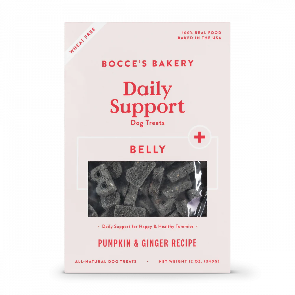 Bocce's Bakery Daily Support Pumpkin & Ginger Recipe Functional Belly Biscuit Dog Treats - Budpants