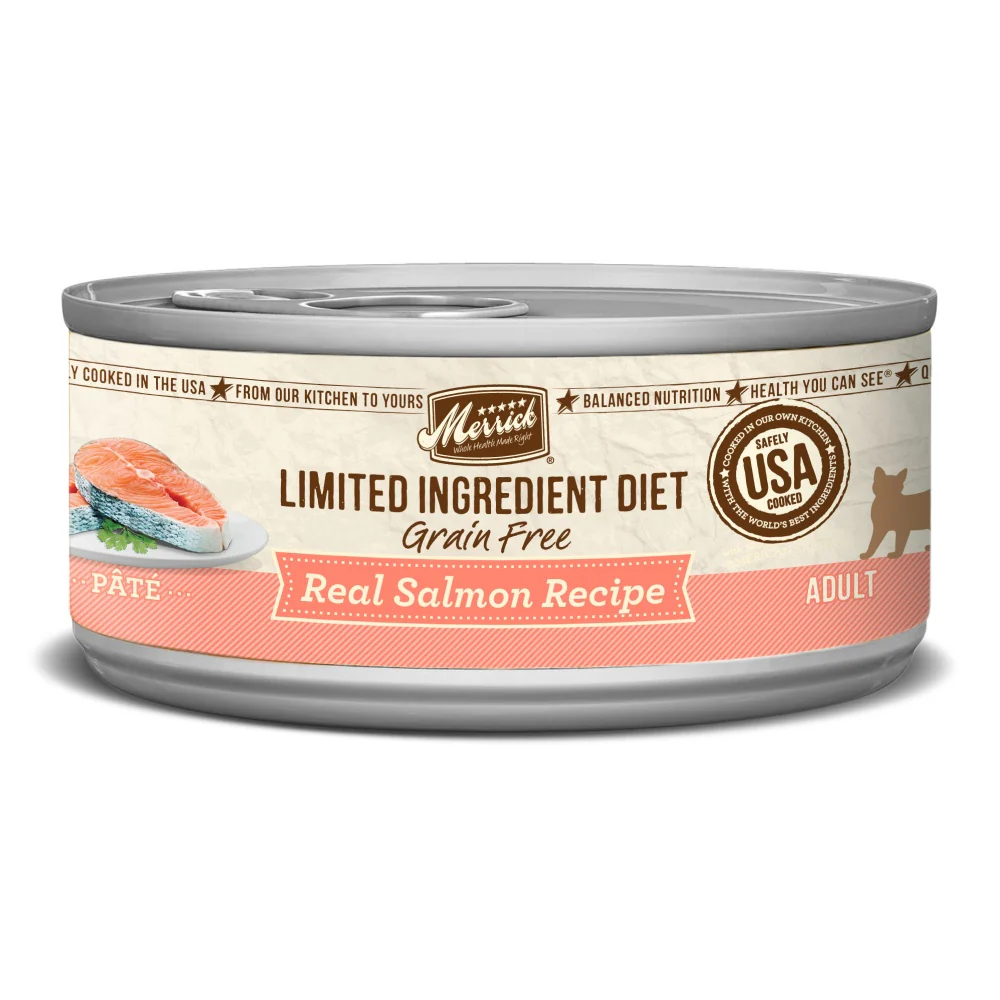 Merrick Limited Ingredient Diet Grain Free Real Salmon Pate Canned Cat Food - Budpants