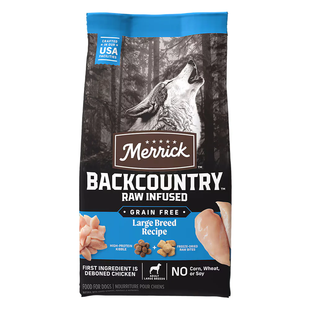 Merrick Backcountry Raw Infused Grain Free Large Breed Recipe Dry Dog Food - Budpants