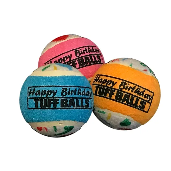 PETSPORT HAPPY BIRTHDAY BALLS 2.5