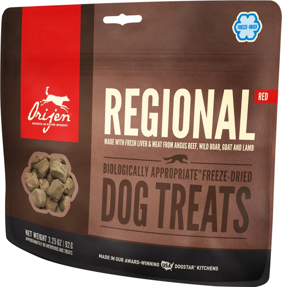 ORIJEN Freeze Dried Regional Red Dog Treats - Budpants