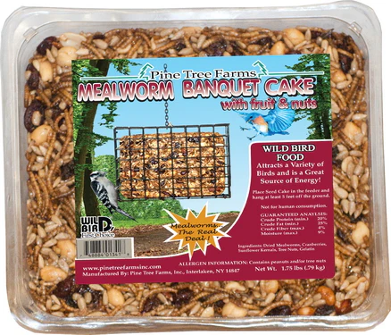 PINE TREE MEALWORM CAKE 1.75LB - Budpants
