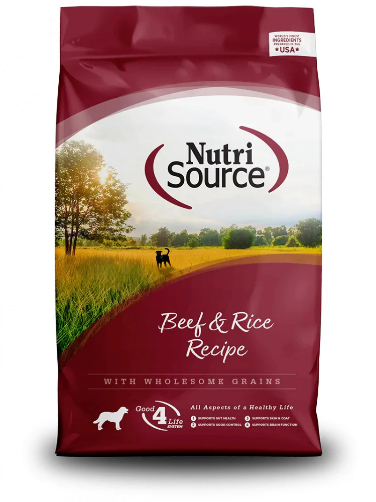 NutriSource Beef & Brown Rice Recipe Dry Dog Food - Budpants