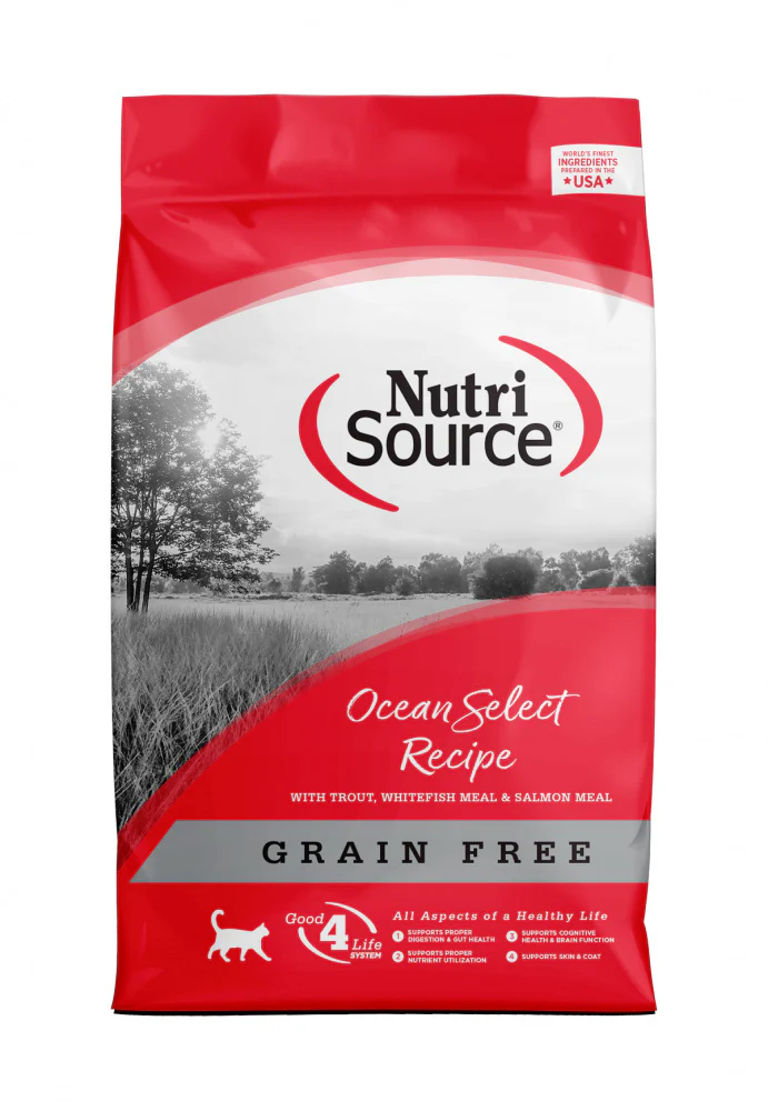 NutriSource Grain Free Ocean Select Entree Dry Cat Food - Budpants