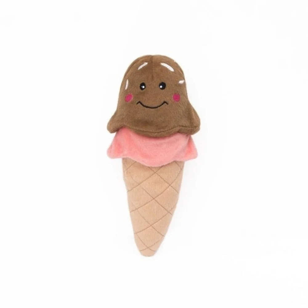 ZippyPaws NomNomz Plush Ice Cream Dog Toy - Budpants