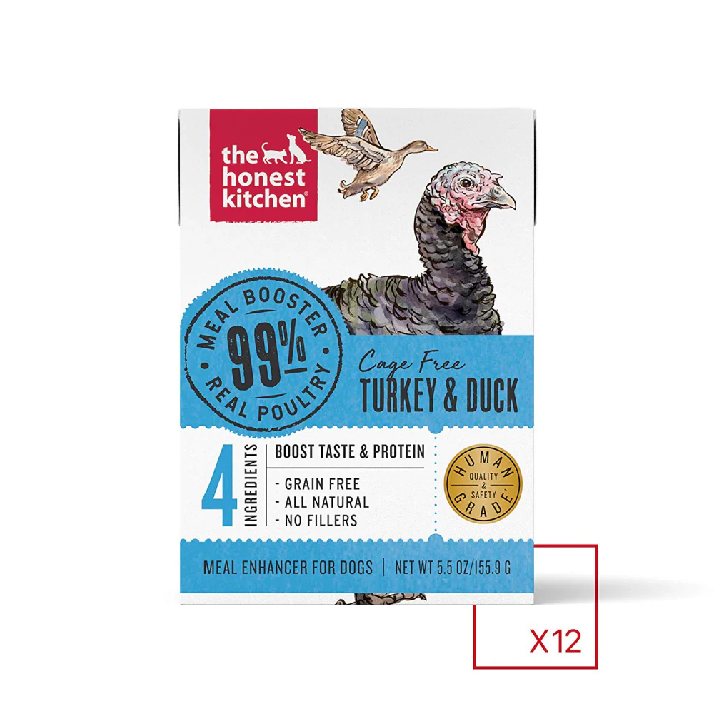 The Honest Kitchen Meal Booster 99% Turkey & Duck Dog Food Topper - Budpants