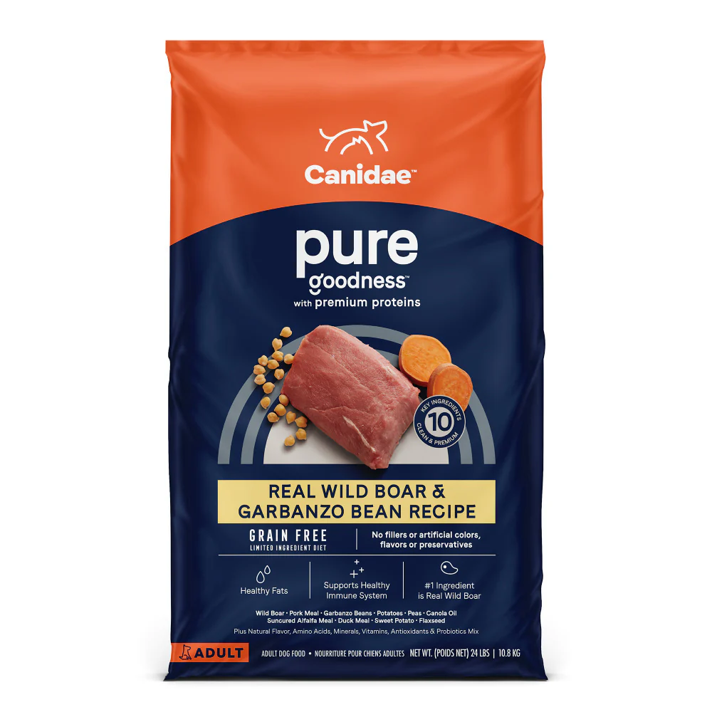 Canidae Pure Goodness Real Wild Boar & Garbanzo Bean Recipe Adult Dry Dog - Budpants