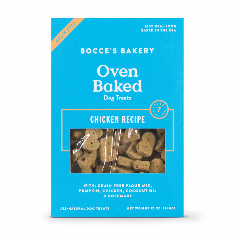 Bocce's Bakery Grain Free Chicken Dog Biscuits - Budpants
