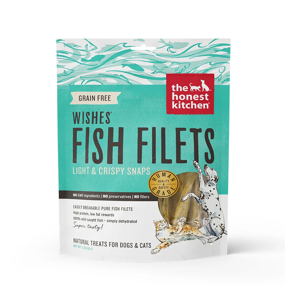 The Honest Kitchen WISHES Whitefish Fillet Dog  and Cat Treats - Budpants