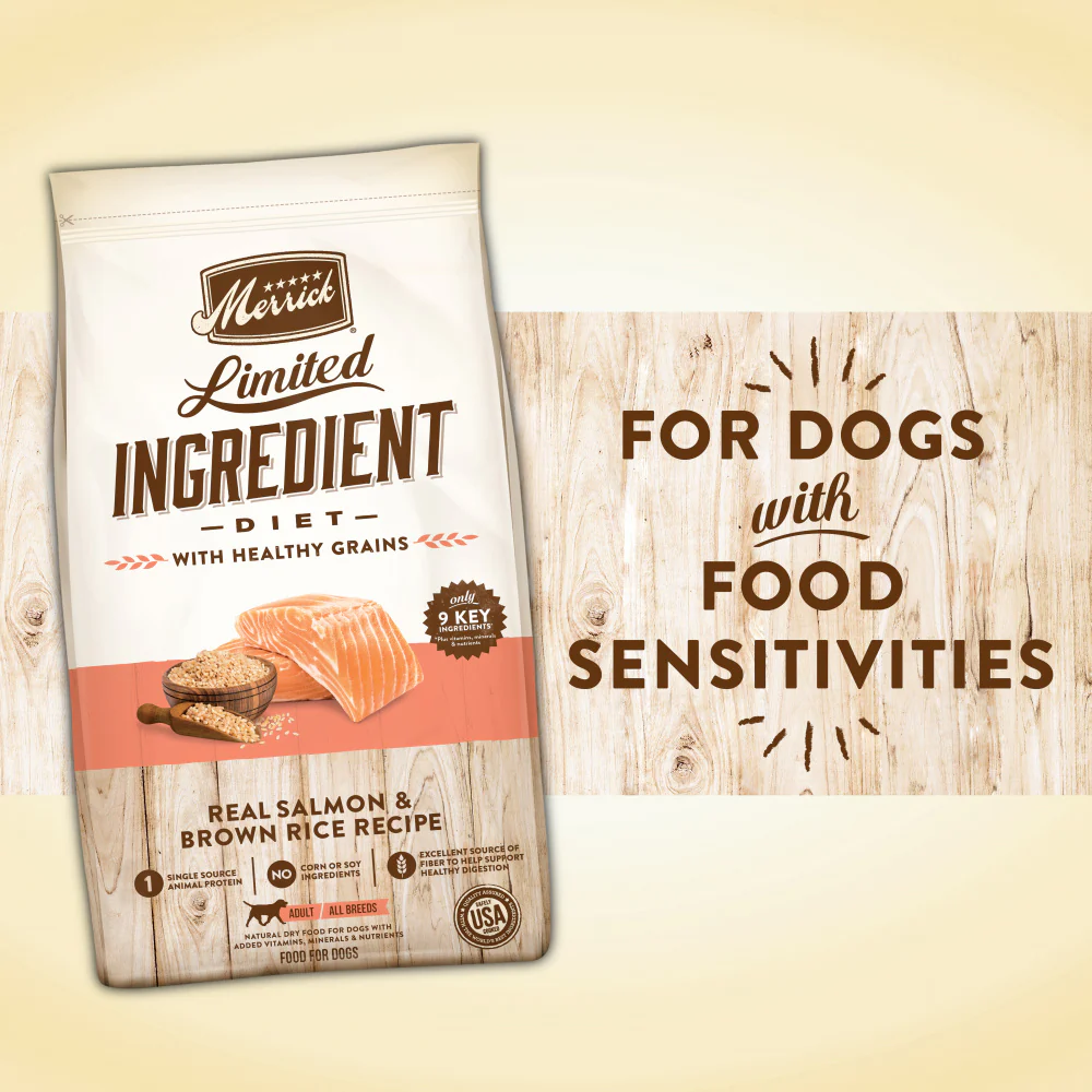 Merrick Limited Ingredient Diet Grain Free Real Salmon & Sweet Potato Recipe Dry Dog Food - Budpants