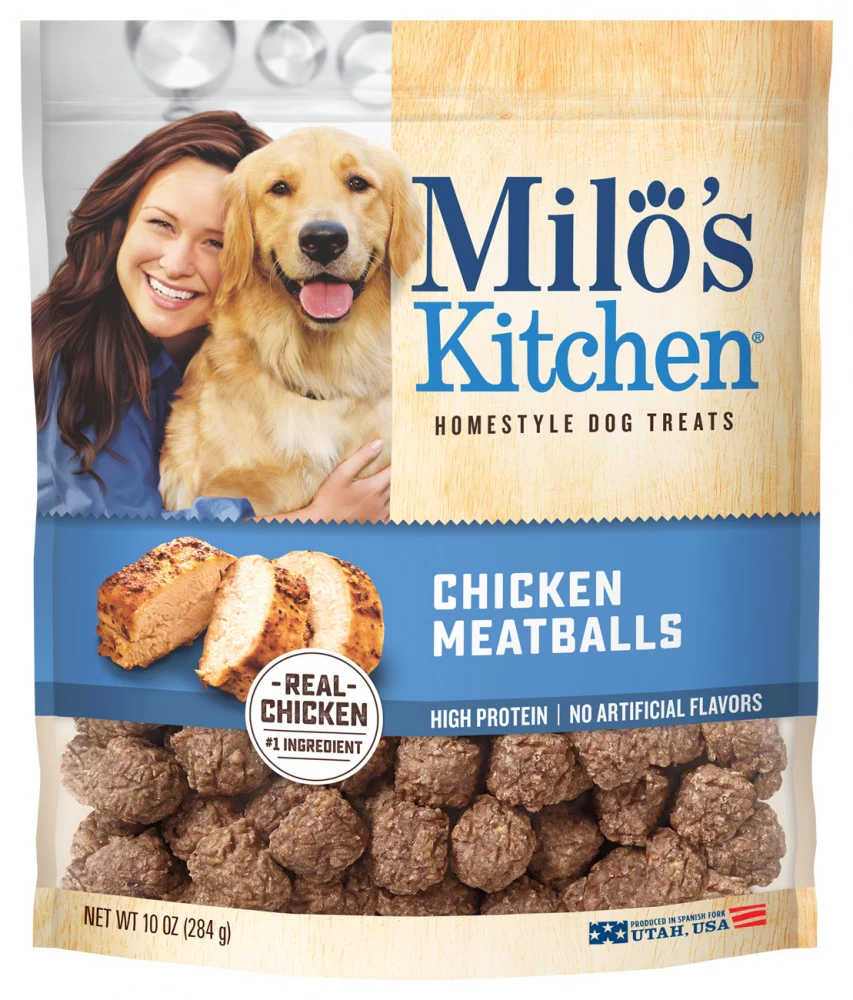 Milo's Kitchen Chicken Meatballs Dog Treats - Budpants