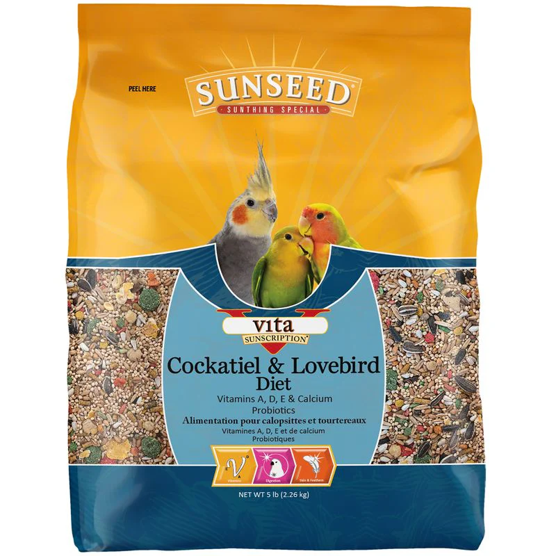 SUNSEED VITA COCKATIEL & LOVEBIRD DIET - Budpants
