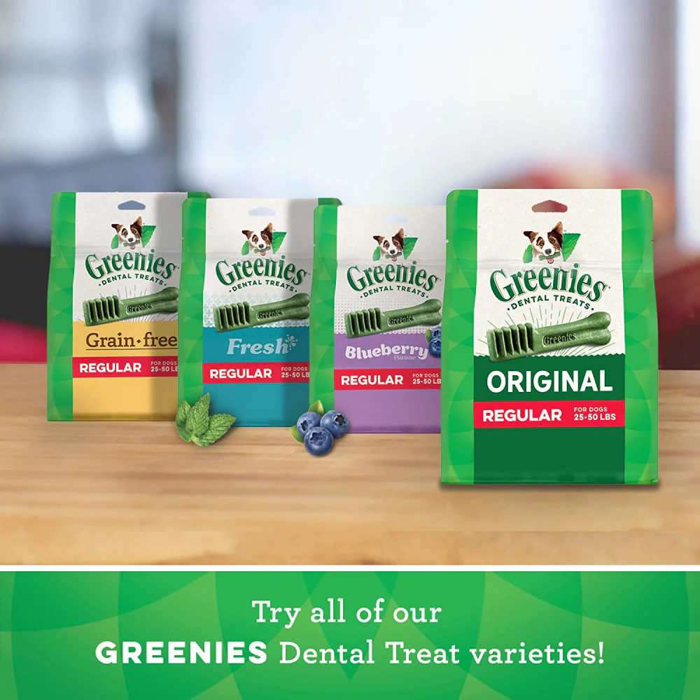 Greenies Regular Grain Free Dental Dog Chews - Budpants