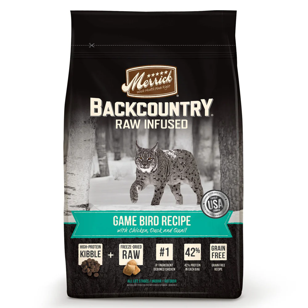 Merrick Backcountry Grain Free Game Bird Recipe Dry Cat Food - Budpants