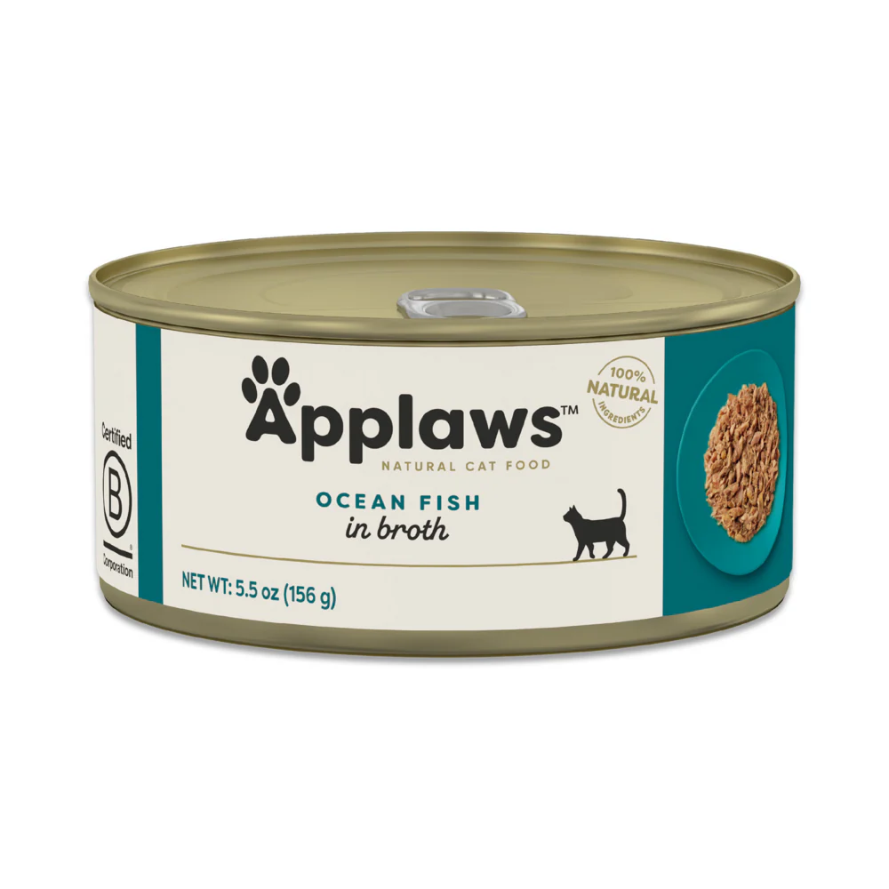 Applaws Natural Wet Cat Food Ocean Fish in Broth - Budpants