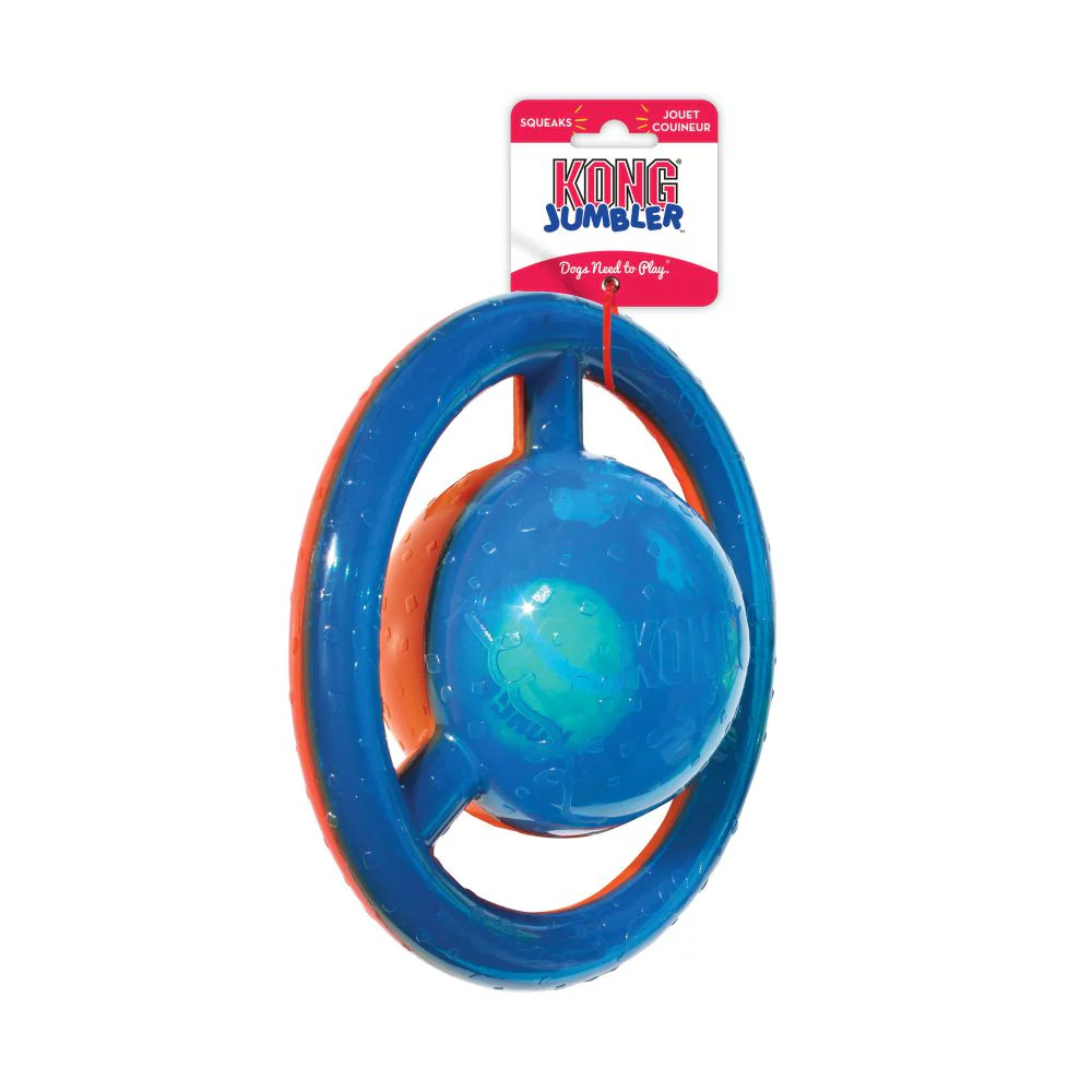 KONG Jumbler Shapes Disc Dog Toy - Budpants