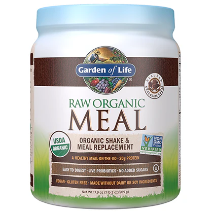 Garden of Life Raw Organic Meal Replacer, 17.9 Oz Tub - Budpants