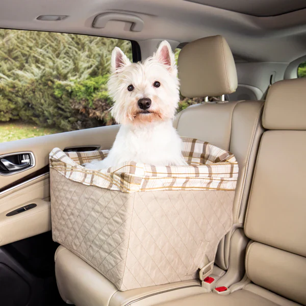 Happy Ride Quilted Dog Safety Seat for Small dogs up to 30lbs - Budpants