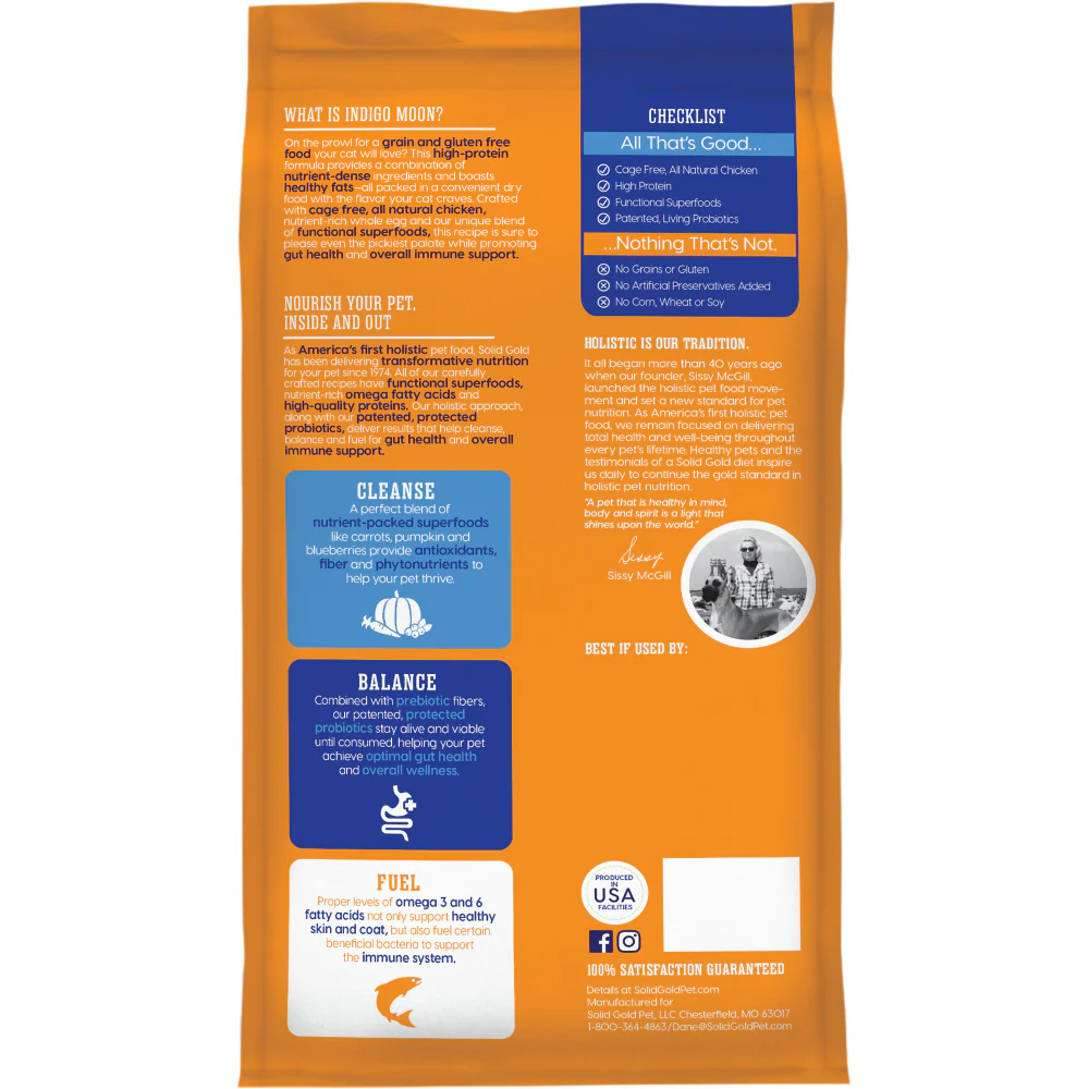 Solid Gold Indigo Moon with Chicken & Eggs Dry Cat Food - Budpants
