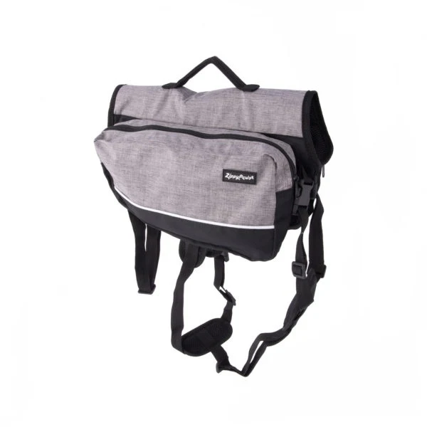 ZippyPaws Adventure Gear Graphite Backpack For Dogs - Budpants