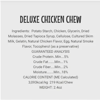 Etta Says Chewy Deluxe Chews 7in - Budpants